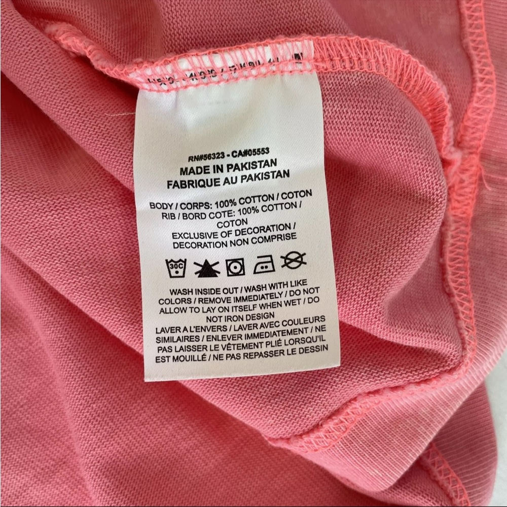 Nike Women's Tank Top Size 1X Pink Cropped White Washed Pink NWT Sweatshirt - Picture 10 of 10